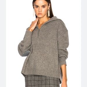 Acne XS sadea sweater oversized zip